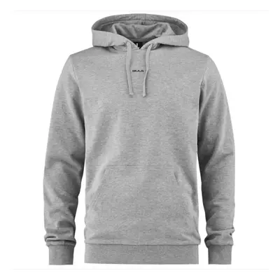 Bula FRAME LOGO HOODIE Férfi pamut pulóver, szürke, méret