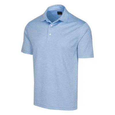 GREGNORMAN PROTEK ML75 STRIPE POLO Férfi golf galléros póló, kék, méret