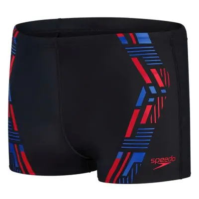 Speedo TECH PRINT AQUASHORT Férfi úszónadrág, fekete, méret