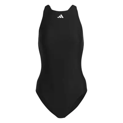 adidas SOLID TAPE SUIT Női fürdőruha, fekete, méret