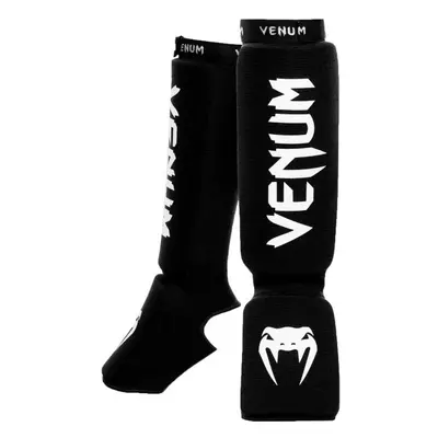 Venum KONTACT SHIN GUARDS Sípcsontvédő, fekete, méret