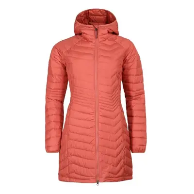 Columbia POWDER LITE MID JACKET Női hosszú télikabát, lazac, méret