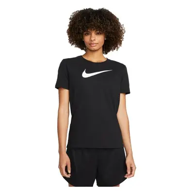 Nike NK DF TEE SWOOSH Női póló, fekete, méret