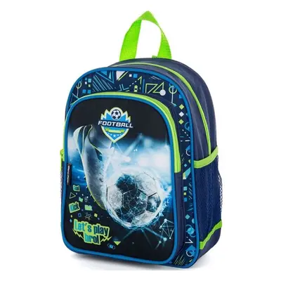 Oxybag KID BACKPACK FOOTBALL Ovis hátizsák, kék, méret