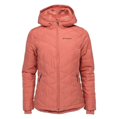 Columbia HEAVENLY HOODED JACKET Női télikabát, lazac, méret