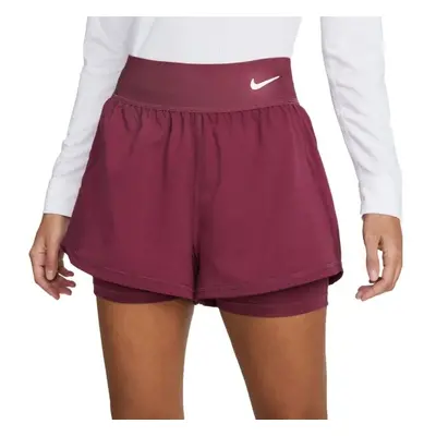 Nike NKCT DF ADVTG SHORT Női rövidnadrág, bordó, méret