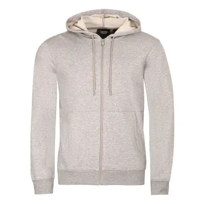 Calvin Klein ZIP THROUGH HOODY Férfi cipzáras felső, szürke, méret