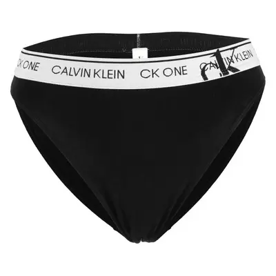 Calvin Klein FADED GLORY-HIGH LEG TANGA Női alsó, fekete, méret