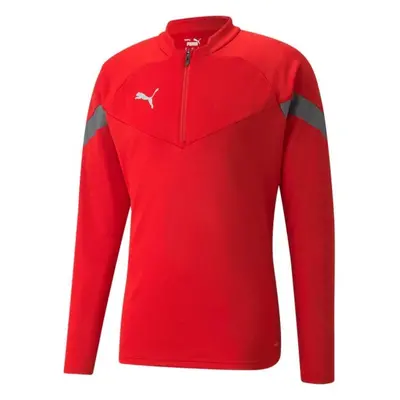 Puma TEAMFINAL TRAINING 1/4 ZIP TOP Férfi sportfelső, piros, méret