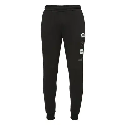 Puma POWER GRAPHICS SWEAT PANTS FL Férfi melegítőnadrág, fekete, méret