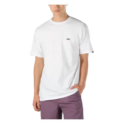 Vans MN LEFT CHEST LOGO TEE Férfi póló, fehér, méret