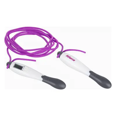 Fitforce DIGI JUMP ROPE Digitális ugrálókötél, lila, méret