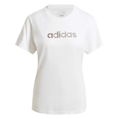 adidas HOLIDAY GRAPHIC TEE Női póló, fehér, méret