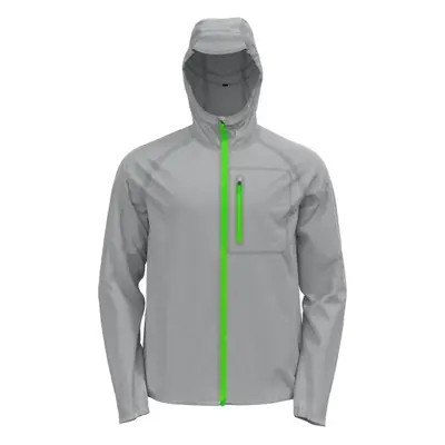 Odlo ZEROWEIGHT DUAL DRY WATERPROOF JACKET Férfi kabát futáshoz, szürke, méret