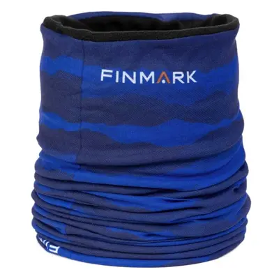 Finmark FSW-213 Multifunkcionális kendő fleece béléssel, kék, méret