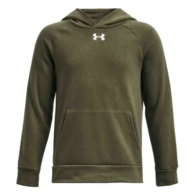 Under Armour RIVAL FLEECE HOODIE Fiú pulóver, khaki, méret