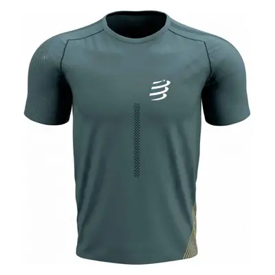 Compressport PERFORMANCE SS TSHIRT Férfi futófelső, zöld, méret