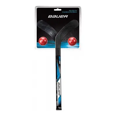 Bauer MINI STICK SET Hokiütő szett labdákkal, fekete, méret