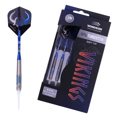 Windson VIKINGS G TUNGSTEN SET Volfrám darts nyilak puha hegyekkel, kék, méret