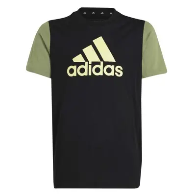 adidas BIG LOGO TEE Fiú póló, fekete, méret