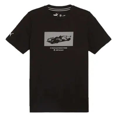 Puma BMW MOTORSPORT NEW ESSENTIALS CAR CRAPHIC TEE Férfi póló, fekete, méret