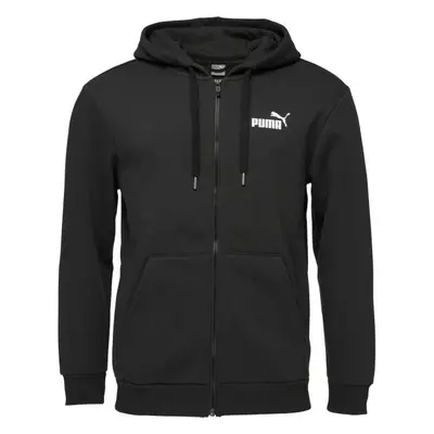 Puma POWER GRAPHIC FULL ZIP HOODIE FL Férfi pulóver, fekete, méret