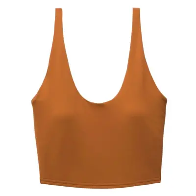 PrAna CHAKARA CROP TOP Női top, barna, méret