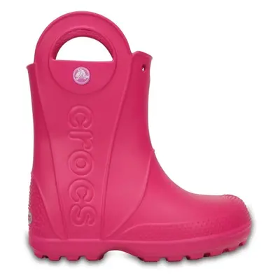 Crocs HANDLE IT RAIN BOOT KIDS Gyerek gumicsizma, rózsaszín, méret 24/25