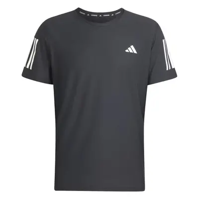 adidas OWN THE RUN TEE Férfi póló futáshoz, fekete, méret