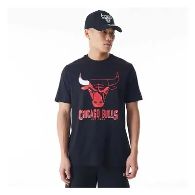 New Era CHICAGO BULLS NBA LOGO Férfi póló, fekete, méret