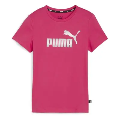 Puma ESSENTIALS LOGO TEE G Lány póló, rózsaszín, méret