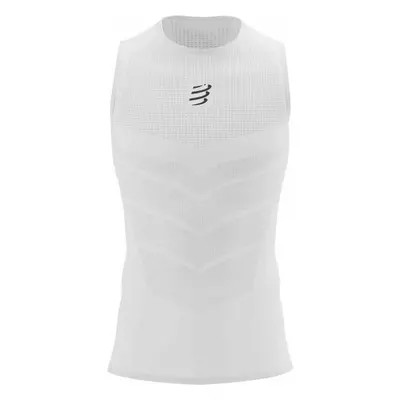 Compressport ON/OFF TANK TOP Funkcionális thermo ujjatlan felső, fehér, méret