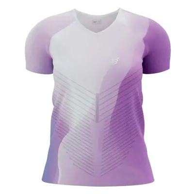 Compressport PERFORMANCE SS TSHIRT W Női póló futáshoz, lila, méret