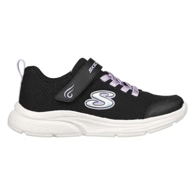 Skechers WAVY LITES Gyerek szabadidőcipő, fekete, méret