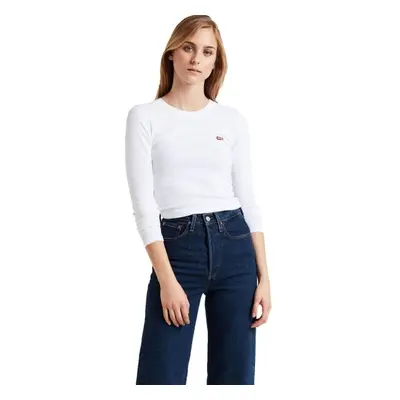 Levi's® LS BABY TEE Hosszú ujjú női póló, fehér, méret