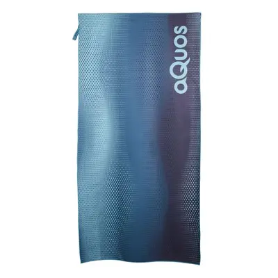 AQUOS TECH TOWEL 75x150 Gyorsan száradó sporttörülköző, kék, méret