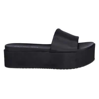 Calvin Klein FLATFORM SANDAL SLIDE INNYLON Női papucs, fekete, méret