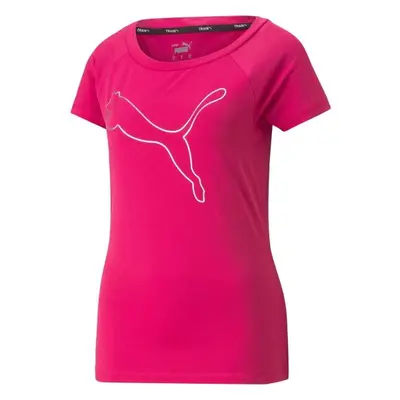 Puma TRAIN FAVORITE JERSEY CAT TEE Női póló, rózsaszín, méret