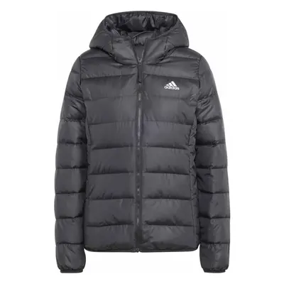 adidas ESSENTIALS MIDWEIGHT DOWN HOODED Női kabát, fekete, méret