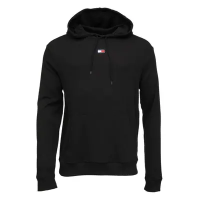 Tommy Hilfiger HERITAGE-RIB HOODIE Férfi pulóver, fekete, méret