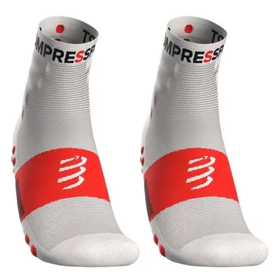 Compressport TRAINING SOCKS 2-PACK Sportzokni, fehér, méret