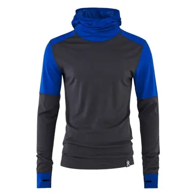 Bula MERINO WOOL HOODIE Férfi merinó pulóver, sötétszürke, méret