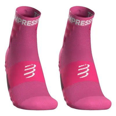 Compressport TRAINING SOCKS 2-PACK Sportzokni, rózsaszín, méret