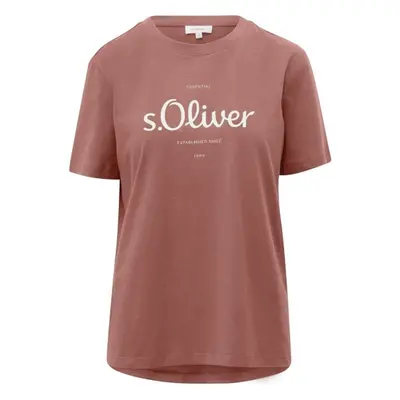 s.Oliver RL T-SHIRT Póló, barna, méret