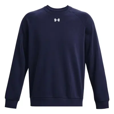 Under Armour RIVAL FLEECE CREW Férfi pulóver, sötétkék, méret