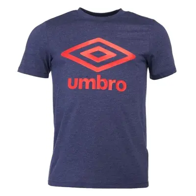 Umbro LARGE COTTON LOGO TEE Férfi póló, sötétkék, méret