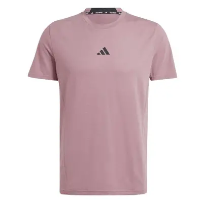 adidas DESIGNED FOR TRAINING WORKOUT TEE Férfi póló, rózsaszín, méret