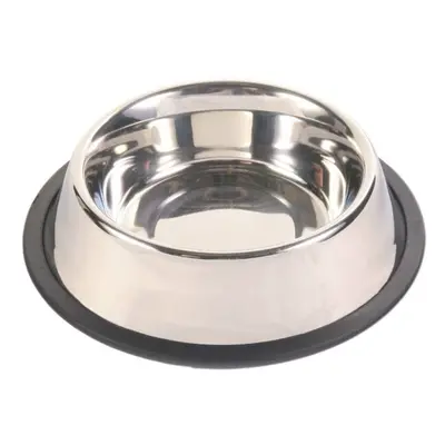 TRIXIE STAINLESS STEEL BOWL 450ML Rozsdamentes acéltál, ezüst, méret