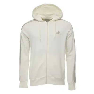 adidas ESSENTIALS 3-STRIPES HOODIE Férfi pulóver, bézs, méret