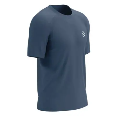 Compressport PERFORMANCE SS TSHIRT Férfi futófelső, kék, méret